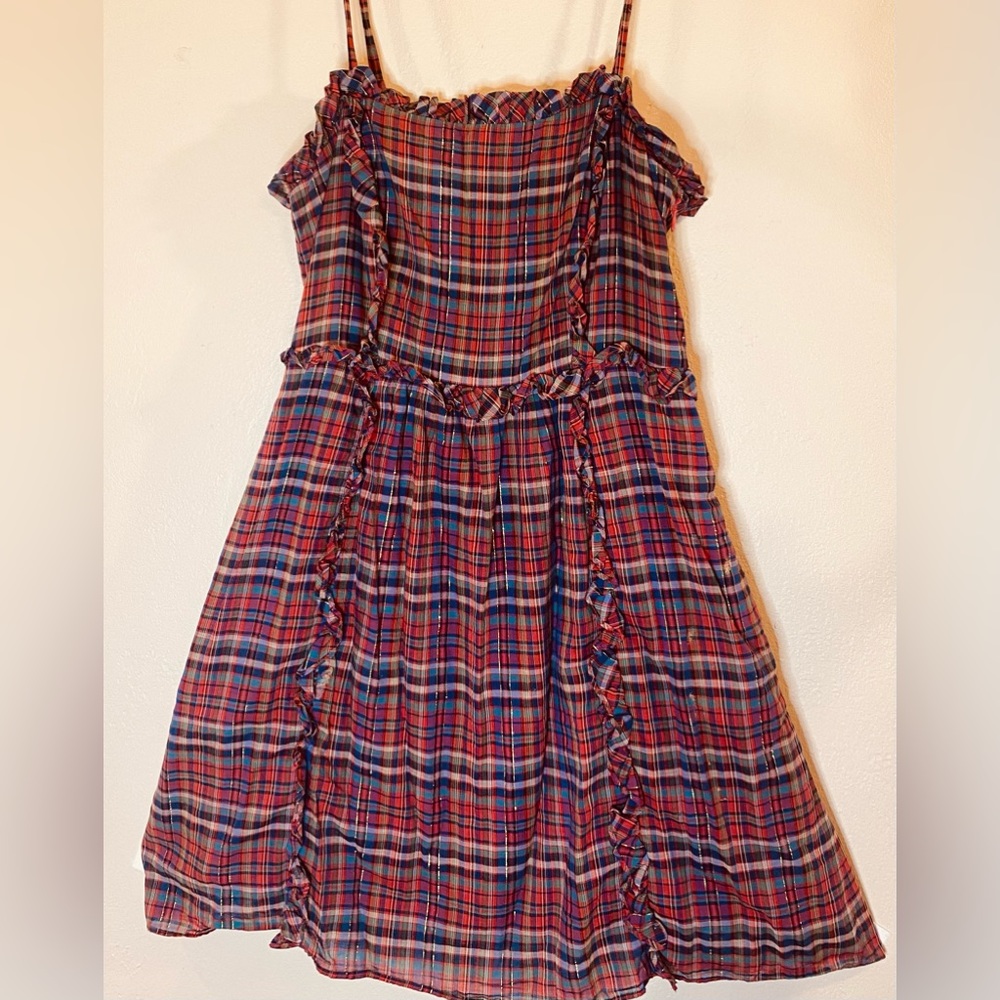 Adorable Plaid Marc Jacobs dress, like new!